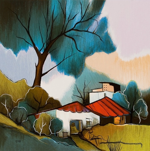Itzchak Tarkay Oil Painting