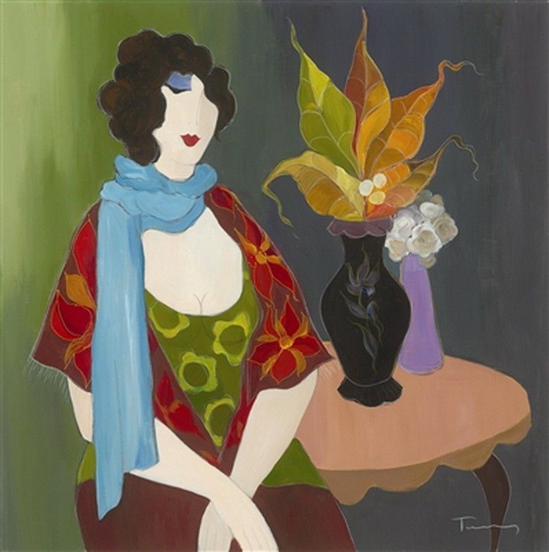 Itzchak Tarkay Oil Painting
