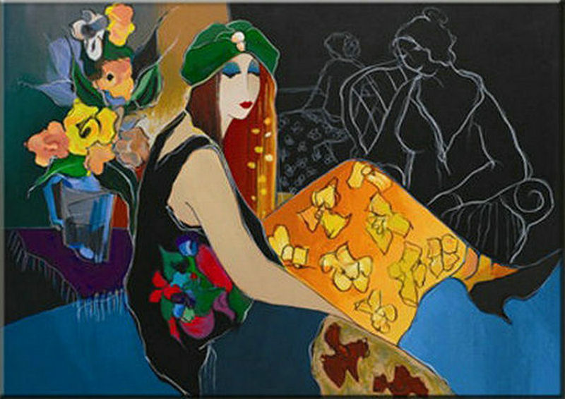 Itzchak Tarkay Oil Painting