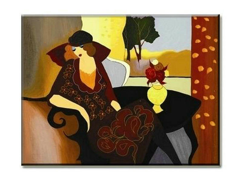 Itzchak Tarkay Oil Painting