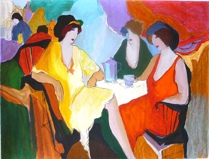 Itzchak Tarkay Oil Painting