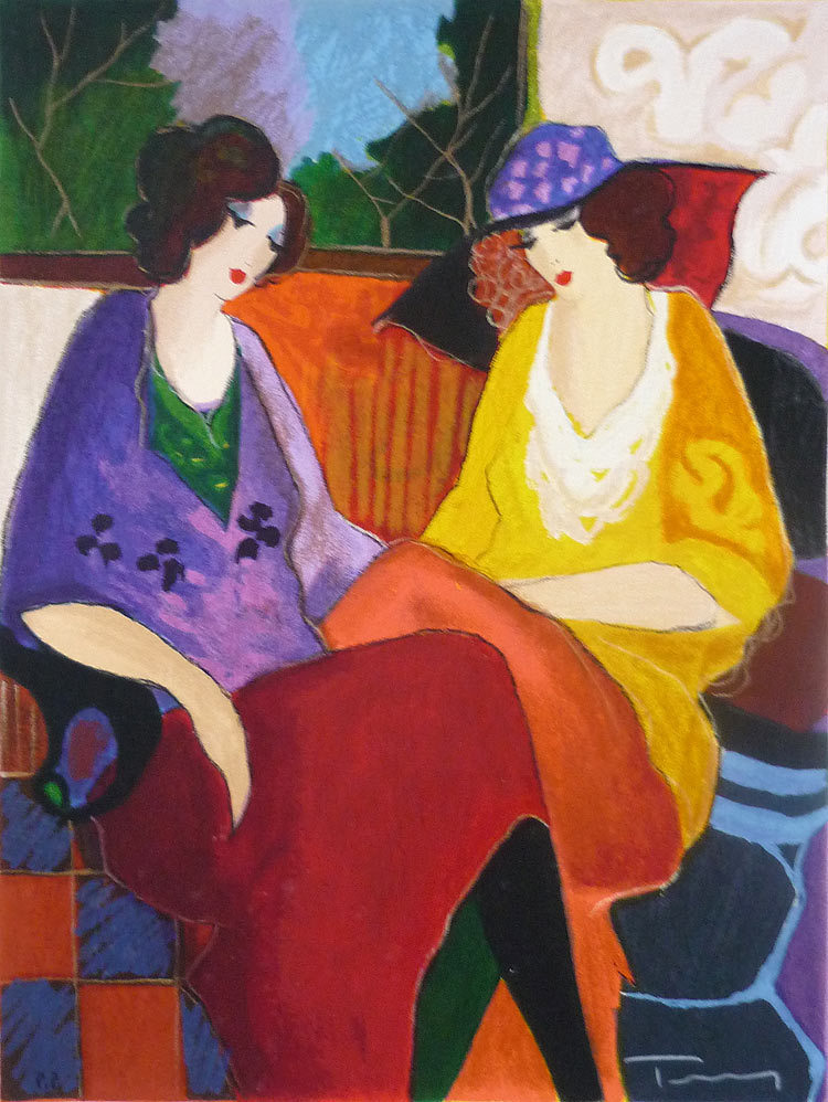 Itzchak Tarkay Oil Painting