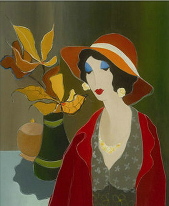 Itzchak Tarkay Oil Painting