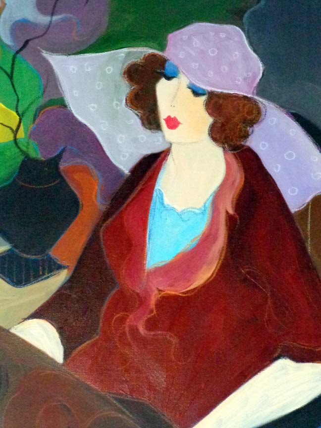 Itzchak Tarkay Oil Painting