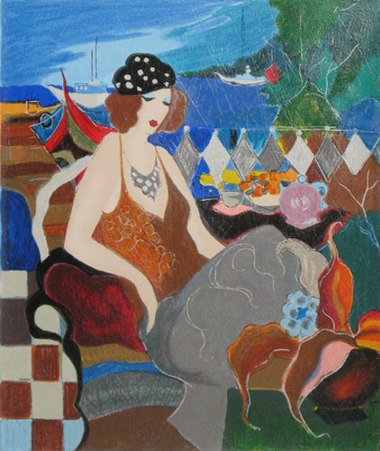 Itzchak Tarkay Oil Painting