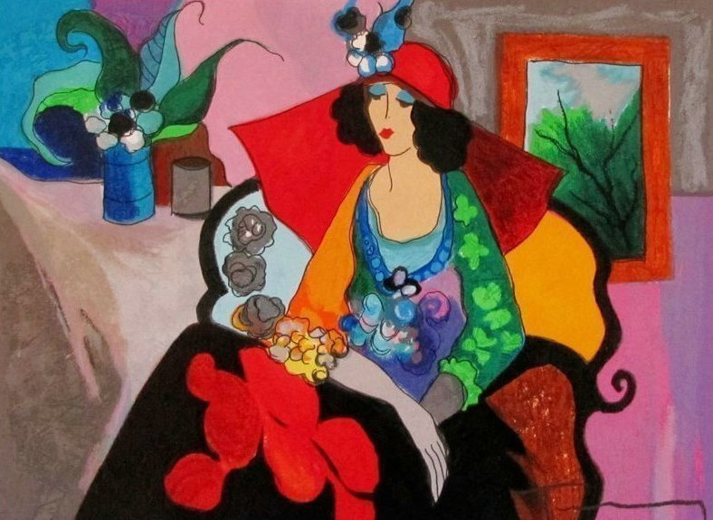 Itzchak Tarkay Oil Painting