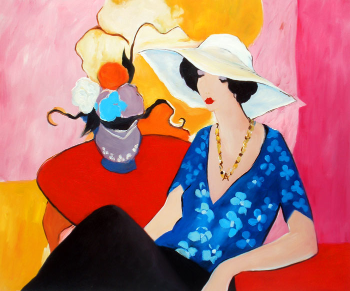 Itzchak Tarkay Oil Painting