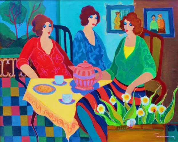 Itzchak Tarkay Oil Painting