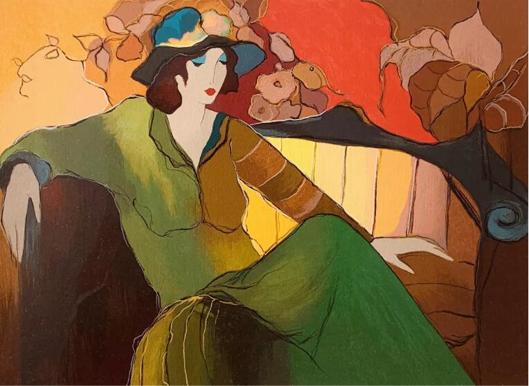 Itzchak Tarkay Oil Painting