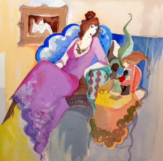 Itzchak Tarkay Oil Painting