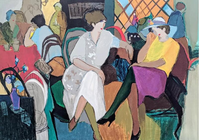 Itzchak Tarkay Oil Painting