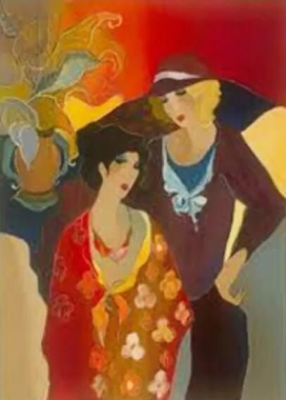 Itzchak Tarkay Oil Painting