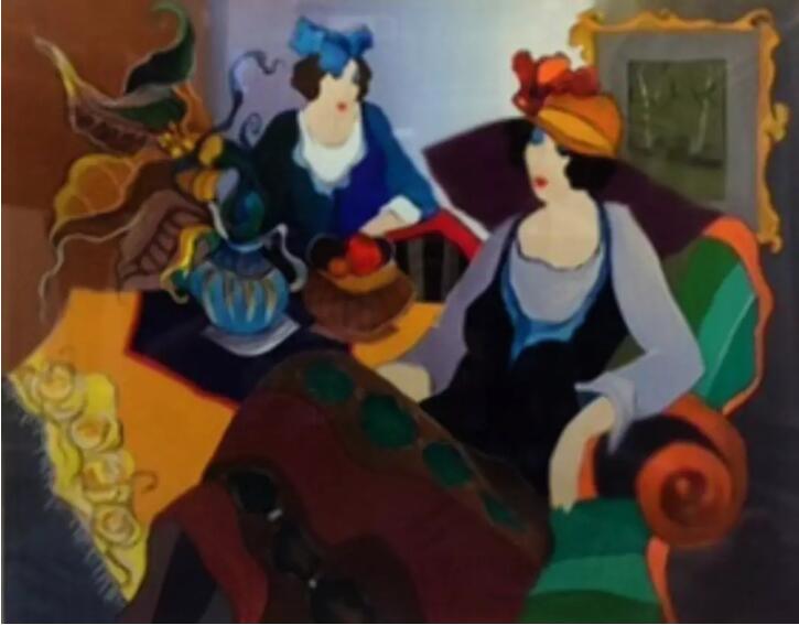 Itzchak Tarkay Oil Painting