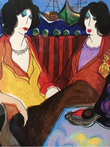 Itzchak Tarkay Oil Painting