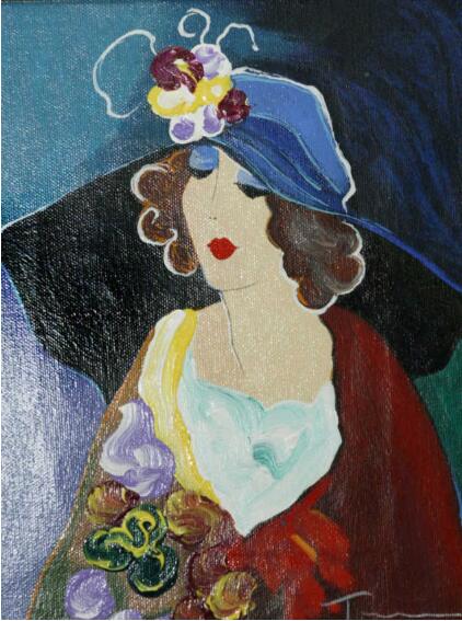 Itzchak Tarkay Oil Painting