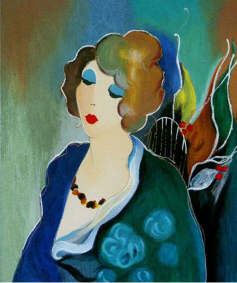 Itzchak Tarkay Oil Painting