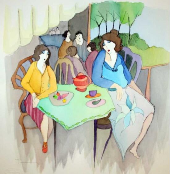 Itzchak Tarkay Oil Painting