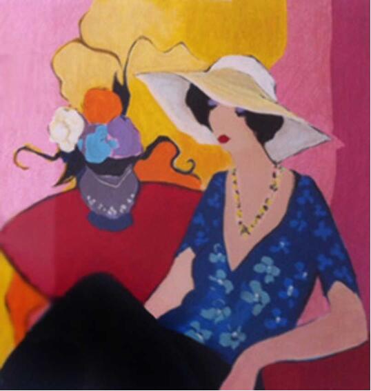 Itzchak Tarkay Oil Painting
