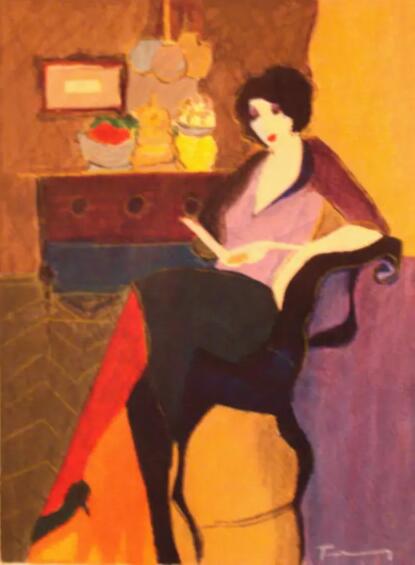 Itzchak Tarkay Oil Painting