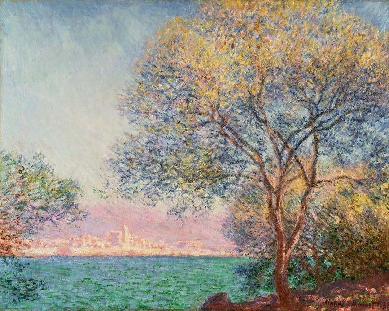 Cloude Monet Oil Paintings Antibes in the Morning 1888