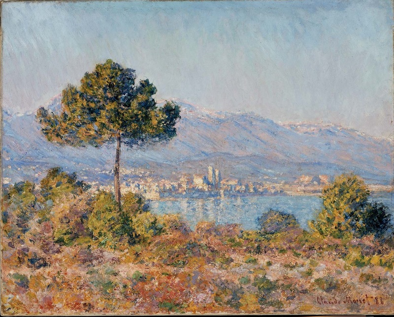 Monet Paintings Antibes Seen from the Plateau Notre-Dame 1888