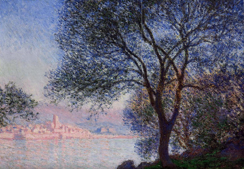 Monet Oil Paintings Antibes Seen from the Salis Gardens 1888