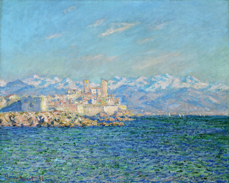 Monet Oil Paintings Antibes, Afternoon Effect 1888