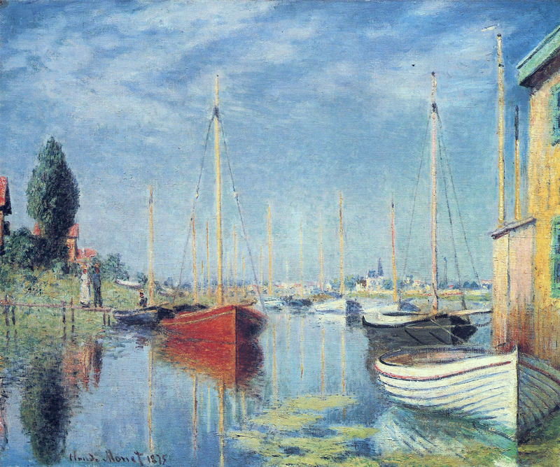 Cloude Monet Classical Oil Paintings Argenteuil 1875