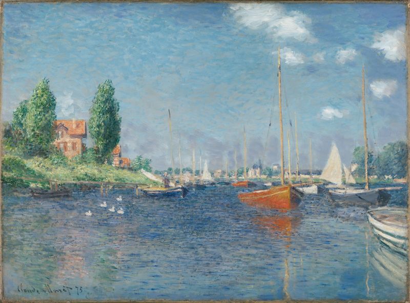 Monet Oil Paintings Argenteuil 2 1875