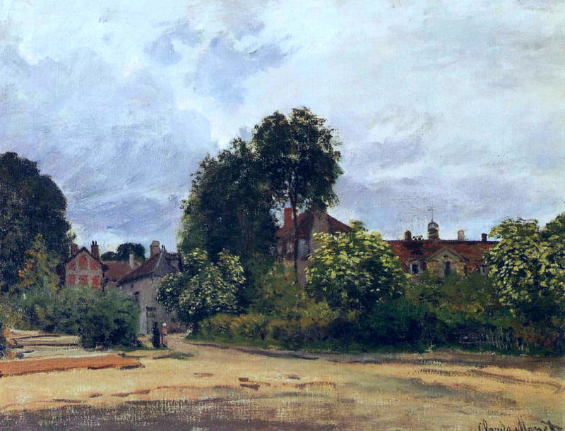 Cloude Monet Paintings Argenteuil, the Hospice 1872