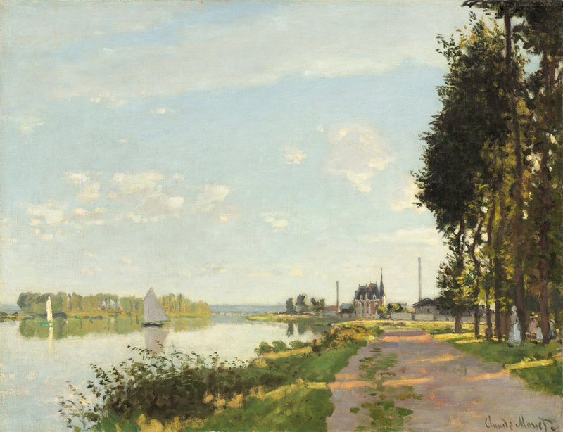 Cloude Monet Paintings Argenteuil