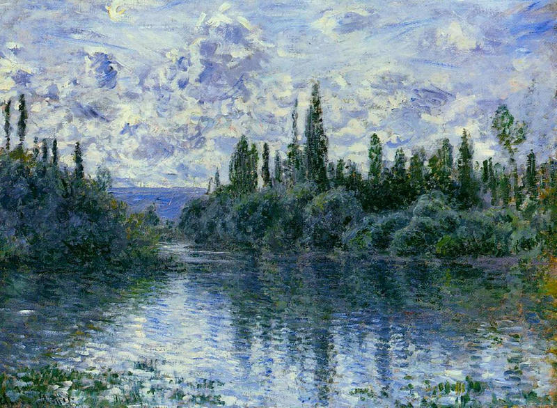 Monet Oil Paintings Arm of the Seine near Vetheuil 1878