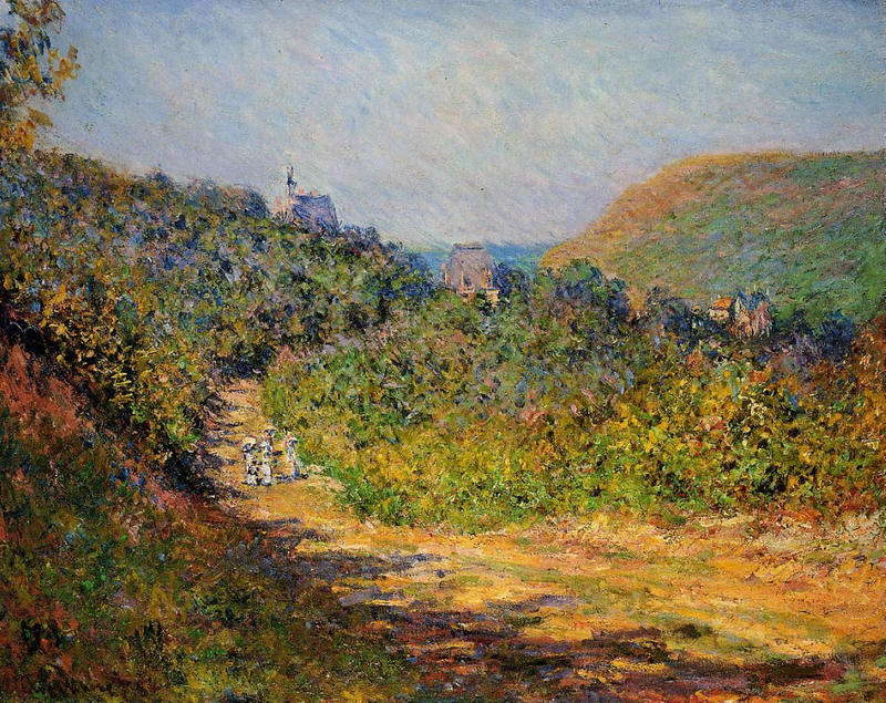 Cloude Monet Paintings At Les Petit-Dalles 1884