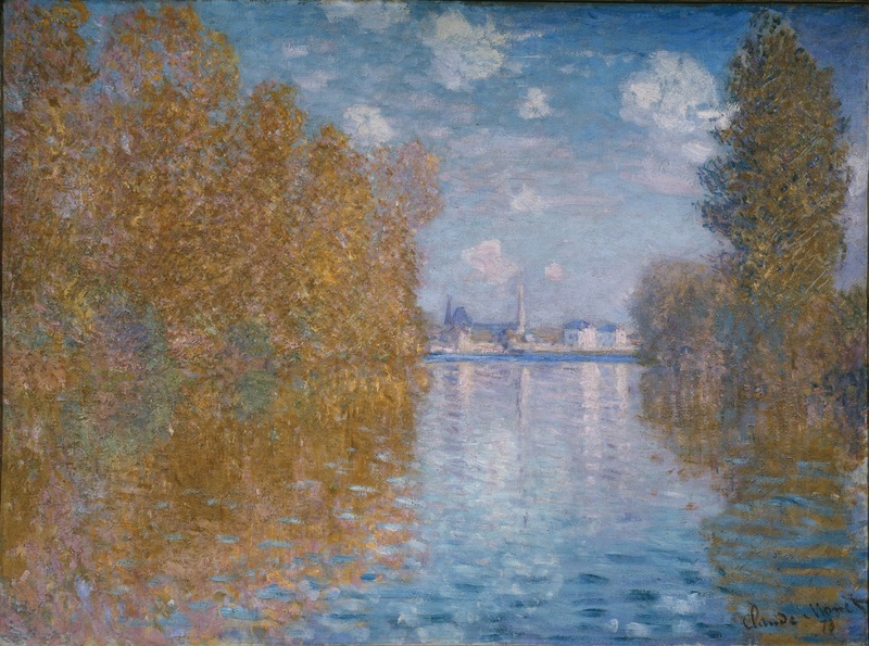 Monet Oil Paintings Autumn Effect at Argenteuil 1873