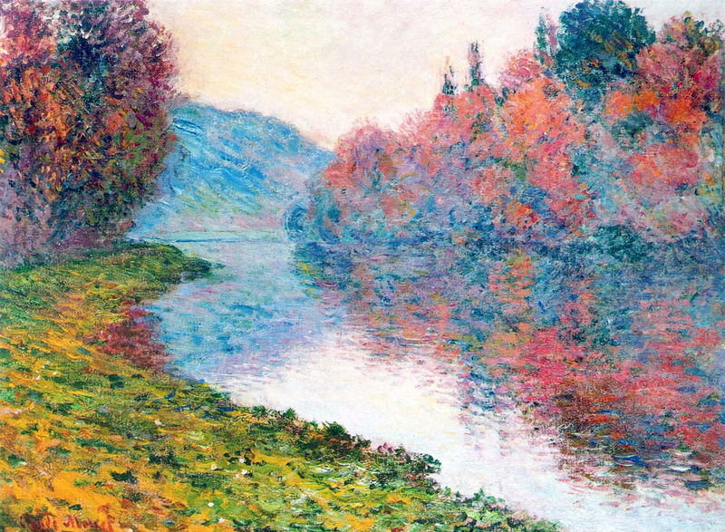 Banks of the Seine at Jenfosse - Clear Weather 1884
