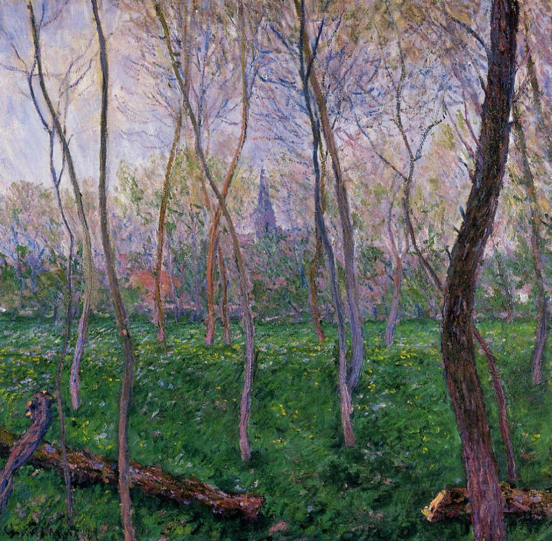Cloude Monet Classical Oil Paintings Bennecourt 1887