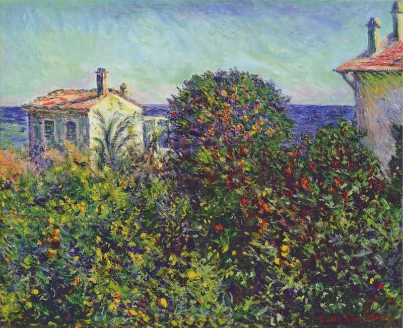 Cloude Monet Oil Painting Bordighera, the House of Gardener 1884