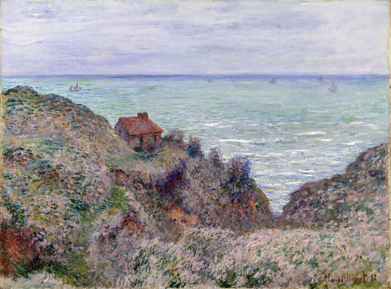 Cloude Monet Oil Paintings Cabin of the Customs Watch 1882