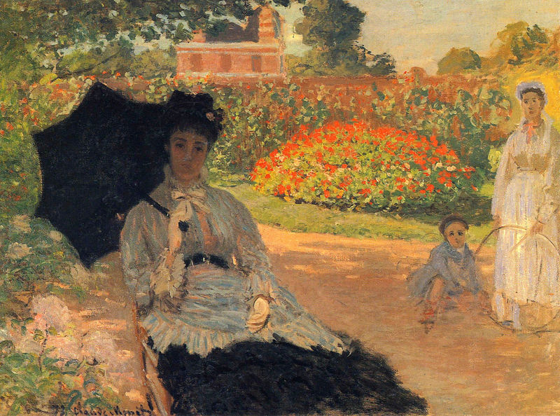 Cloude Monet Oil Paintings Camille Monet in the Garden 1873