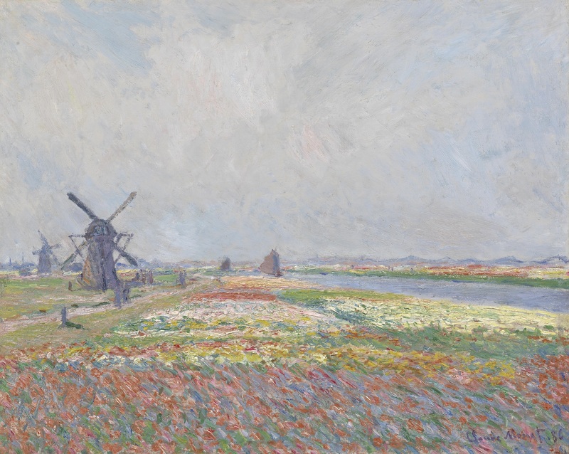 Cloude Monet Oil Paintings Tulip Fields near The Hague 1886