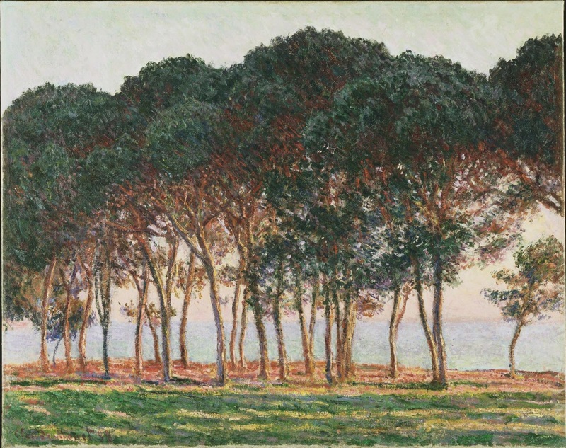 Under the Pine Trees at the End of the Day 1888