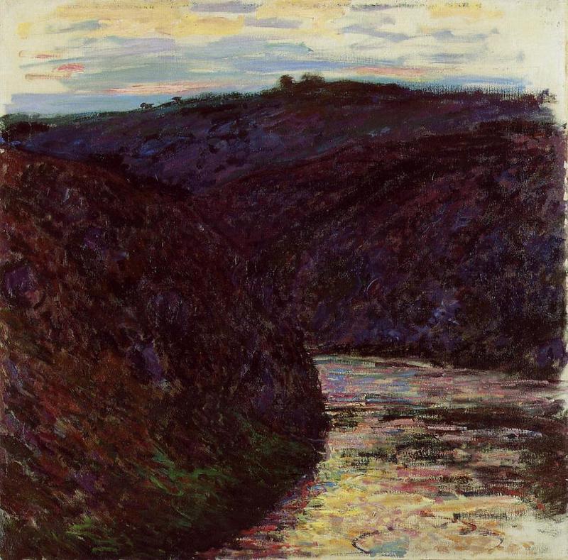Cloude Monet Classical Oil Paintings Valley of the Creuse 1889