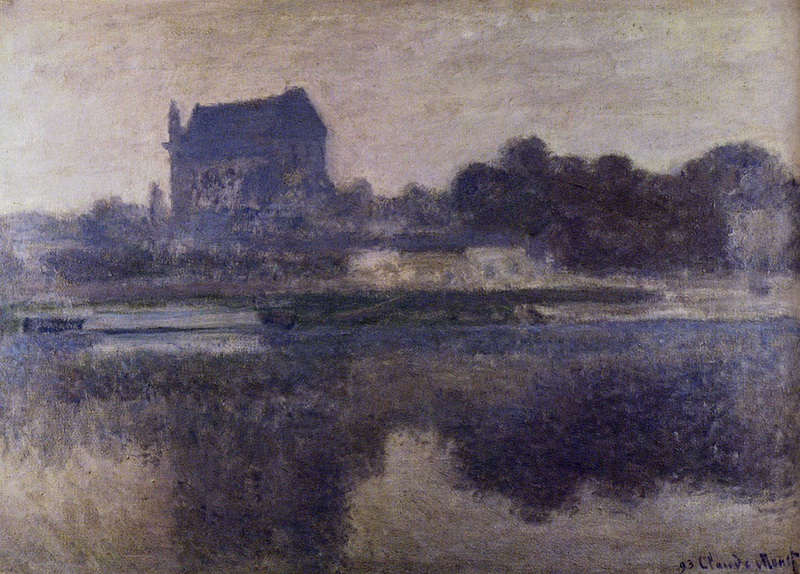 Cloude Monet Oil Paintings Vernon Church in Fog 1894