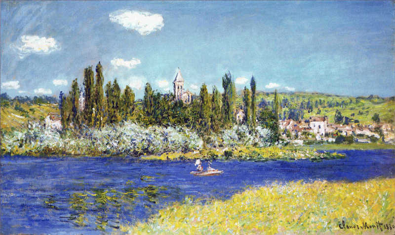 Cloude Monet Classical Oil Paintings Vetheuil 3 1880