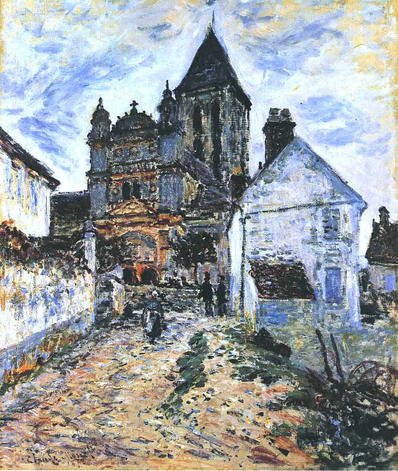 Cloude Monet Paintings Vetheuil, The Church 1878