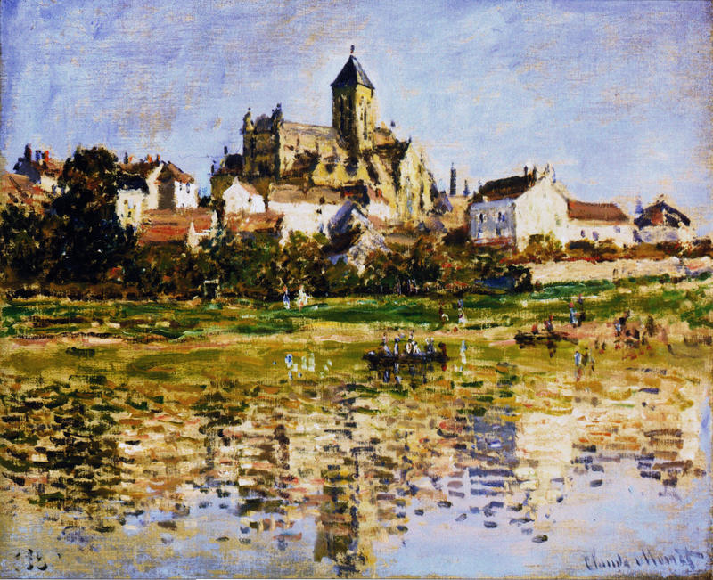 Cloude Monet Paintings Vetheuil, The Church 1880