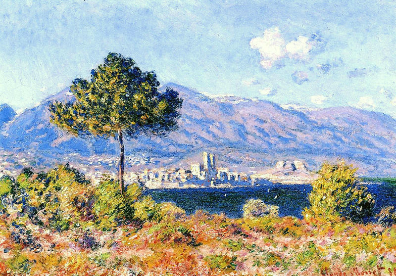 View of Antibes from the Plateau Notre-Dame 1888