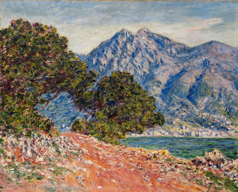 Cloude Monet Oil Painting Cap Martin 2 1884