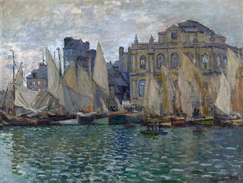 Cloude Monet Oil Paintings View of Le Havre 1873