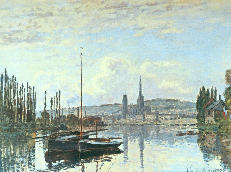 Cloude Monet Oil Paintings View of Rouen 1872